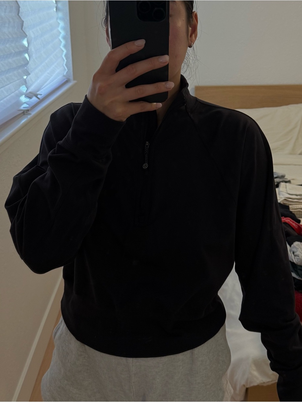 Lululemon Black Half-Zip Jacket